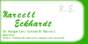 marcell eckhardt business card